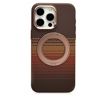 Чехол-накладка Luxo Creative PC с подставкой для "Apple iPhone 16 Pro" (LF113) (brown) (245240)#2165734