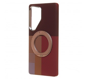 Чехол-накладка Luxo Creative PC с подставкой для "Samsung Galaxy S25 Ultra" (LF150) (brown) (245254)#2165757