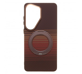 Чехол-накладка Luxo Creative PC с подставкой для "Samsung Galaxy S26 Ultra" (LF113) (brown) (245246)#2165758