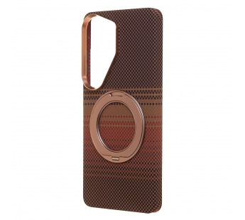 Чехол-накладка Luxo Creative PC с подставкой для "Samsung Galaxy S26 Ultra" (LF113) (brown) (245246)#2165759