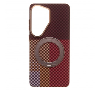 Чехол-накладка Luxo Creative PC с подставкой для "Samsung Galaxy S26 Ultra" (LF150) (brown) (245255)#2165719
