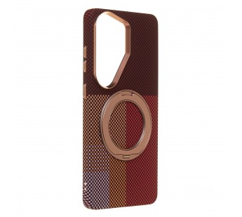 Чехол-накладка Luxo Creative PC с подставкой для "Samsung Galaxy S26 Ultra" (LF150) (brown) (245255)#2165720