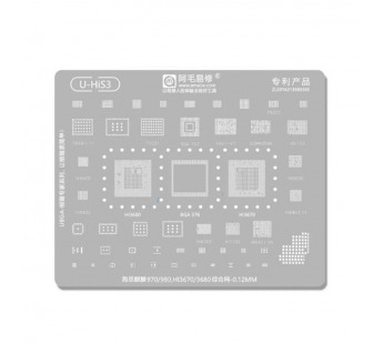 Трафарет UBGA 970/980/HI3670/HI3680 (U-HIS3) AMAOE#2163991