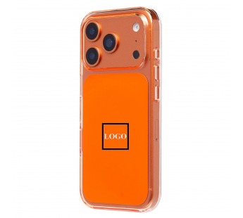 Чехол-накладка PC Clear Case SafeMag 1:1 для "Apple iPhone 17 Pro/18 Pro" (orange) (245399)#2165141