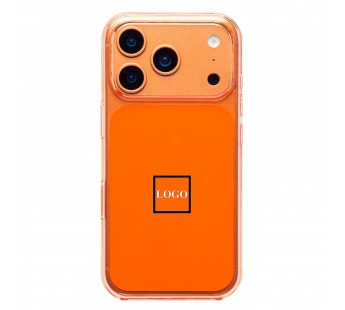 Чехол-накладка PC Clear Case SafeMag 1:1 для "Apple iPhone 17 Pro/18 Pro" (orange) (245399)#2165143