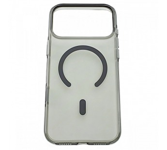 Задняя накладка для iPhone 17 Pro Max (защита от отпечатков пальцев,поддержка MagSafe), прозрачно - черная (Iceguard) (Full Case) KZDOO#2163740