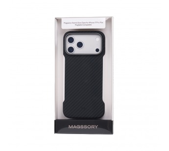 Чехол Magssory Aramid Zero Case MagSafe iPhone 17 Pro Max (Черный) CFB048#2163863
