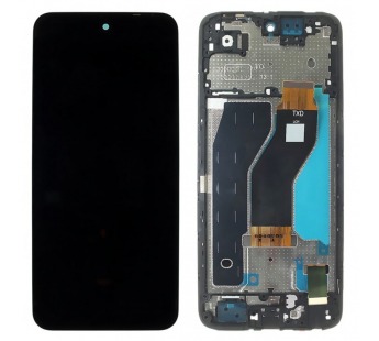 Дисплей для Tecno Spark 40C (KM4k) + тачскрин + рамка (черный), FullORIG#2167737