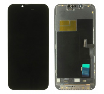 Дисплей для iPhone 13 Pro + тачскрин + рамка (черный), OLED JCID(шлейф IC) 120Hz#2166951
