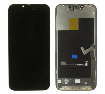 Дисплей для iPhone 13 Pro + тачскрин + рамка (черный), SOFT OLED JK(шлейф IC)#2166943