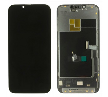 Дисплей для iPhone 13 Pro + тачскрин + рамка (черный), SOFT OLEDJCID (шлейф IC) 120Hz#2166942
