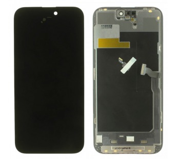 Дисплей для iPhone 14 Pro Max + тачскрин + рамка (черный), SOFTOLED JCID (шлейф IC) 120Hz#2166924