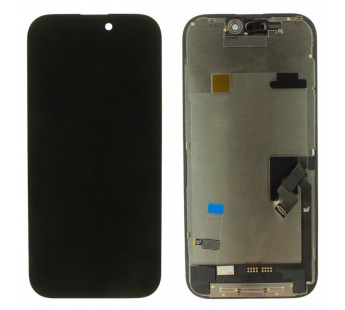 Дисплей для iPhone 16 Pro + тачскрин + рамка (черный), JK (шлейф IC)120Hz#2166915