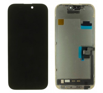 Дисплей для iPhone 16 Pro + тачскрин + рамка (черный), SOFT OLEDJCID (Diagnosable Screen, без ошибки) 120Hz#2166914