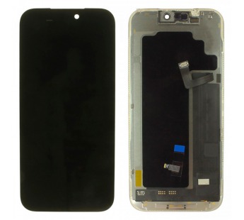Дисплей для iPhone 17 Pro Max + тачскрин + рамка (черный), SOFTOLED JK (шлейф IC) 120Hz#2166910