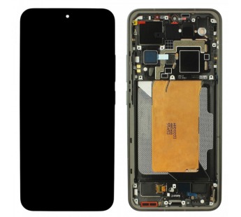 Дисплей для Xiaomi 15 + тачскрин + сканер отпечатка пальца + рамка(черный), Full ORIG#2167027