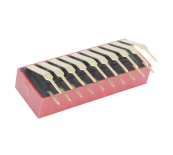 DIP-переключатели DAIER DA-10R (Красный) DIP переключатель 10 поз.угловой 50В 0,1А#2170488