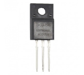 Биполярные транзисторы (IGBT) CRMICRO CRG20T60A93L (TO-220F)Биполярный транзистор IGBT 600В 20А#2166174