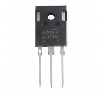 Биполярные транзисторы (IGBT) maspower MSG40T65FL (TO-247)Биполярный транзистор IGBT 650В 40А#2166268