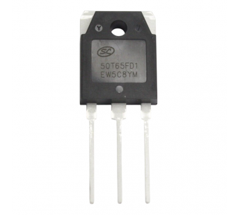 Биполярные транзисторы (IGBT) Silan SGT50T65FD1PN (TO-3P)Биполярный транзистор IGBT 650В 50А#2166273