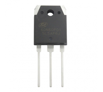 Биполярные транзисторы (IGBT) Silan SGT60N60FD1PN (TO-3P)Биполярный транзистор IGBT 600В 60А#2166272