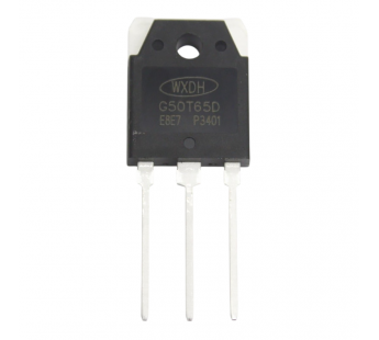 Биполярные транзисторы (IGBT) WXDH G50T65D (TO-3PN) Биполярныйтранзистор IGBT 650В 50А#2166303