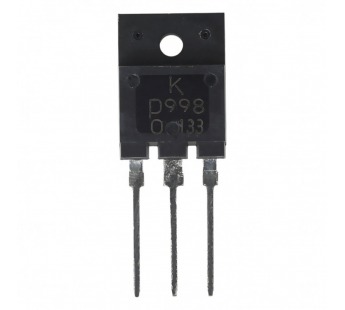 Биполярные транзисторы KEC 2SD998-O (TO-3PML) Биполярныйтранзистор NPN 120В 10А hFE=80-160#2166641