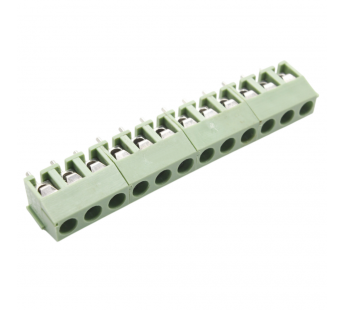 Винтовые клеммники KAIFENG KF396V-3.96-12P-1G (Зеленый) Винтовойклеммник на плату 12 конт. шаг 3,96мм 130В 10А#2171365