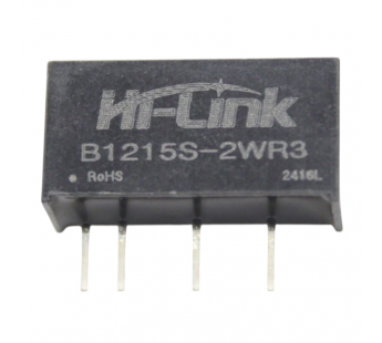 Модули питания Hi-Link B1215S-2WR3 Модуль DC-DC преобразователь сгальванической развязкой Uвх=12В Uвых=15В Pвых=2Вт#2165571