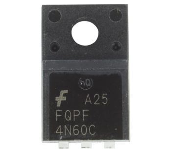 Полевые транзисторы FAIRCHILD FQPF4N60C (TO-220FP) Полевойтранзистор N-MOSFET 600В 2,6А#2167112
