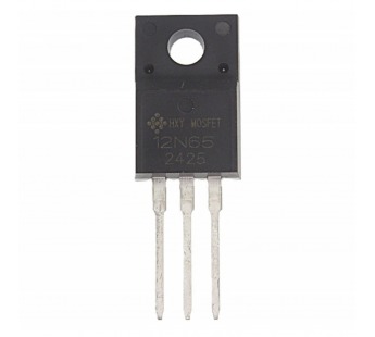 Полевые транзисторы HXY MOSFET 12N65 (TO-220F) Полевой транзисторN-MOSFET 650В 12А#2167170