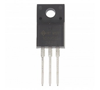 Полевые транзисторы HXY MOSFET 16N65F (TO-220F) Полевойтранзистор N-MOSFET 650В 16А#2167169