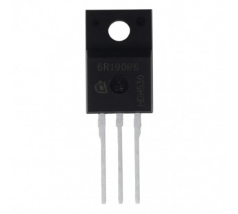 Полевые транзисторы INFINEON IPA60R190P6 (TO-220FP)/6R190P6Полевой транзистор N-MOSFET 650В 57А#2167192