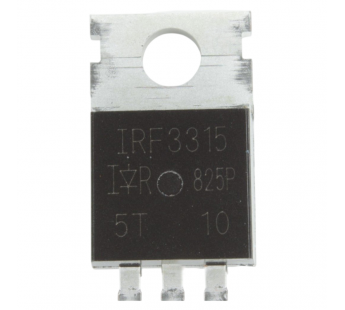 Полевые транзисторы INFINEON IRF3315PBF (TO-220AB) Полевойтранзистор N-MOSFET 150В 27А#2167210
