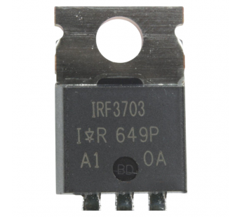 Полевые транзисторы INFINEON IRF3703PBF (TO-220AB) Полевойтранзистор N-MOSFET 30В 210А#2167207