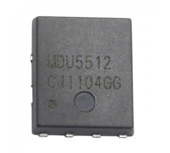 Полевые транзисторы Magna Chip MDU5512 (PowerDFN56) Полевойтранзистор N/N-MOSFET 30В 46,1/80А#2168969