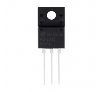 Полевые транзисторы Magnachip MMF60R280QTH (TO-220F) Полевойтранзистор N-MOSFET 650В 13,8А#2168965