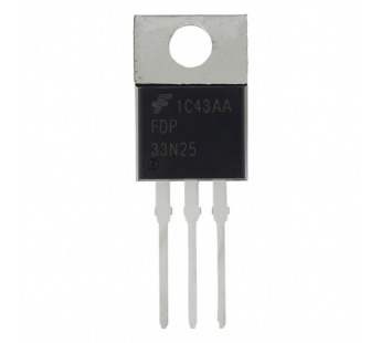 Полевые транзисторы ONS FDP33N25 (TO-220) Полевой транзисторN-MOSFET 250В 33А#2169070