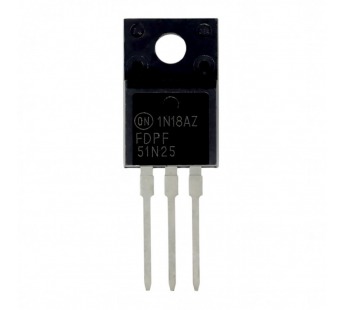 Полевые транзисторы ONS FDPF51N25 (TO-220F) Полевой транзисторN-MOSFET 250В 51А#2168860