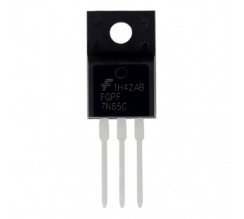 Полевые транзисторы ONS FQPF7N65C (TO-220F) Полевой транзисторN-MOSFET 650В 7А#2168851