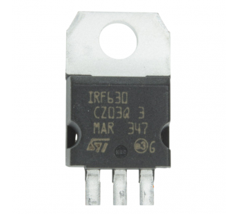 Полевые транзисторы STM IRF630 (TO-220) Полевой транзисторN-MOSFET 200В 9А#2169235