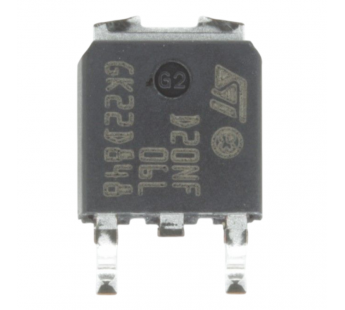 Полевые транзисторы STM STD20NF06LT4 (D-PAK) Полевой транзисторN-MOSFET 60В 24А#2169284