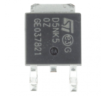 Полевые транзисторы STM STD5NK50ZT4 (D-PAK) Полевой транзисторN-MOSFET 500В 4,4А#2169260