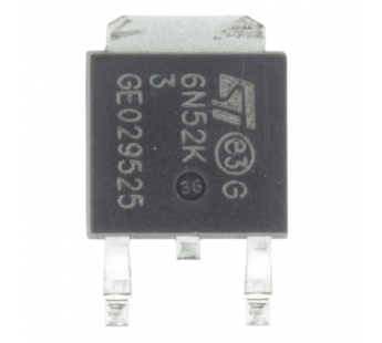 Полевые транзисторы STM STD6N52K3 (D-PAK) Полевой транзисторN-MOSFET 525В 5А#2169265
