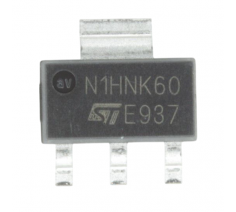 Полевые транзисторы STM STN1HNK60 (SOT-223) Полевой транзисторN-MOSFET 600В 0,4А#2169241