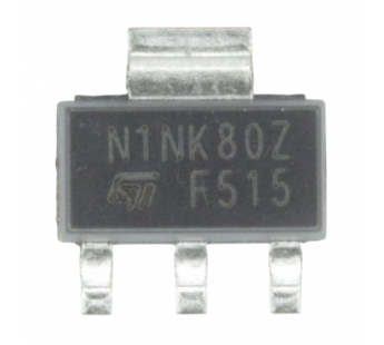 Полевые транзисторы STM STN1NK80Z (SOT-223) Полевой транзисторN-MOSFET 800В 0,25А#2169243