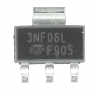 Полевые транзисторы STM STN3NF06L (SOT-223) Полевой транзисторN-MOSFET 60В 4А#2169247