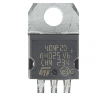 Полевые транзисторы STM STP40NF20 (TO-220AB) Полевой транзисторN-MOSFET 200В 40А#2168101