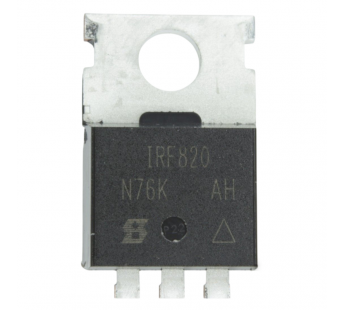 Полевые транзисторы VISHAY IRF820PBF (TO-220AB) Полевойтранзистор N-MOSFET 500В 2,5А#2168235