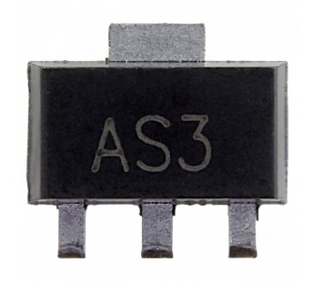 Биполярные транзисторы DIODES BST52 (SOT-89)/AS3 ТранзисторДарлингтона NPN 80В 0,5А#2166297